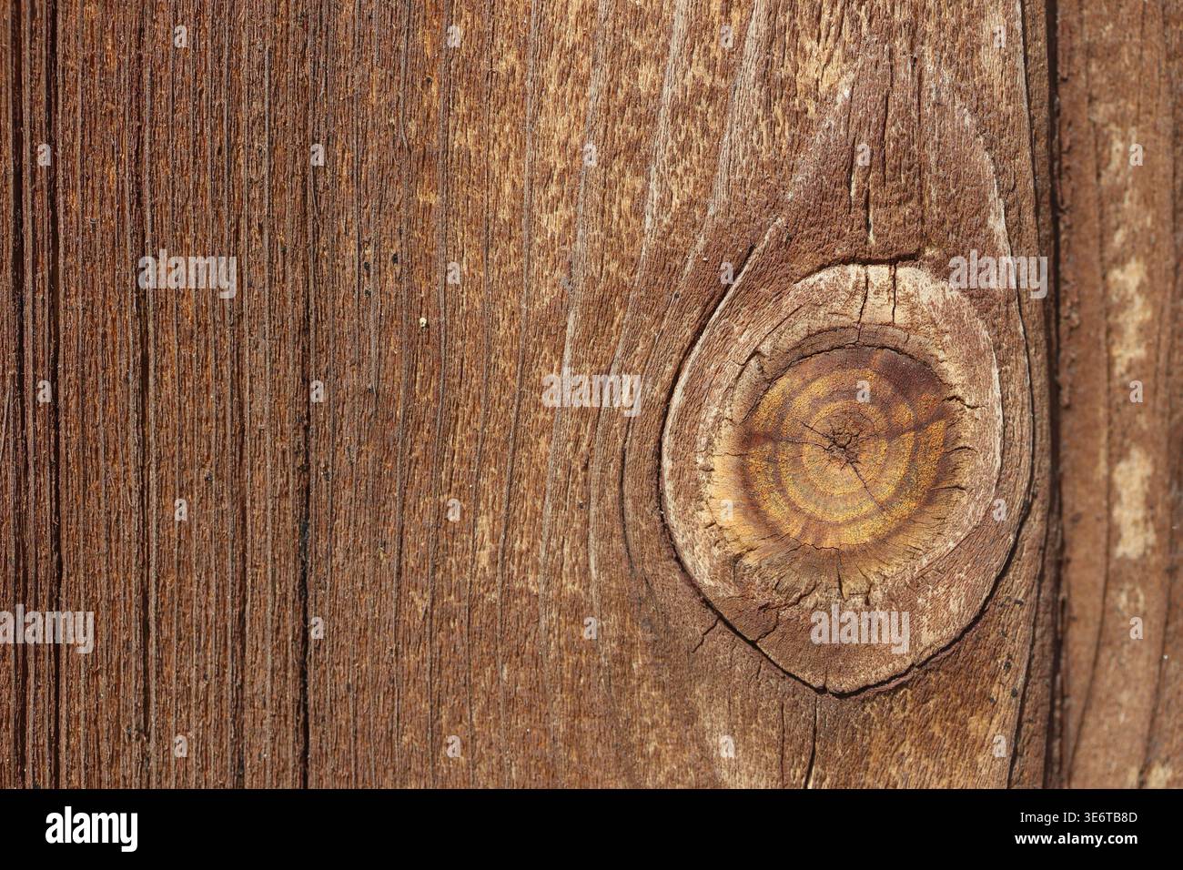 sun damaged wood surface with texture Stock Photo