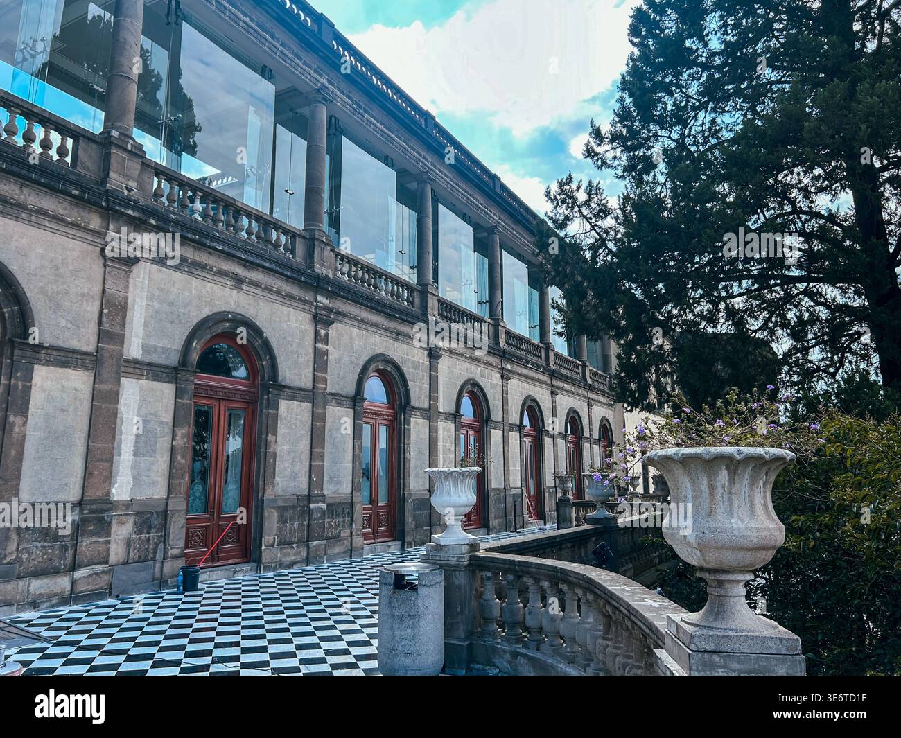 National Museum of Anthropology in Mexico City, Mexico, showcasing cultural heritage, architecture, and history in great Latin America museum. - Smartphone Captured Stock Image
