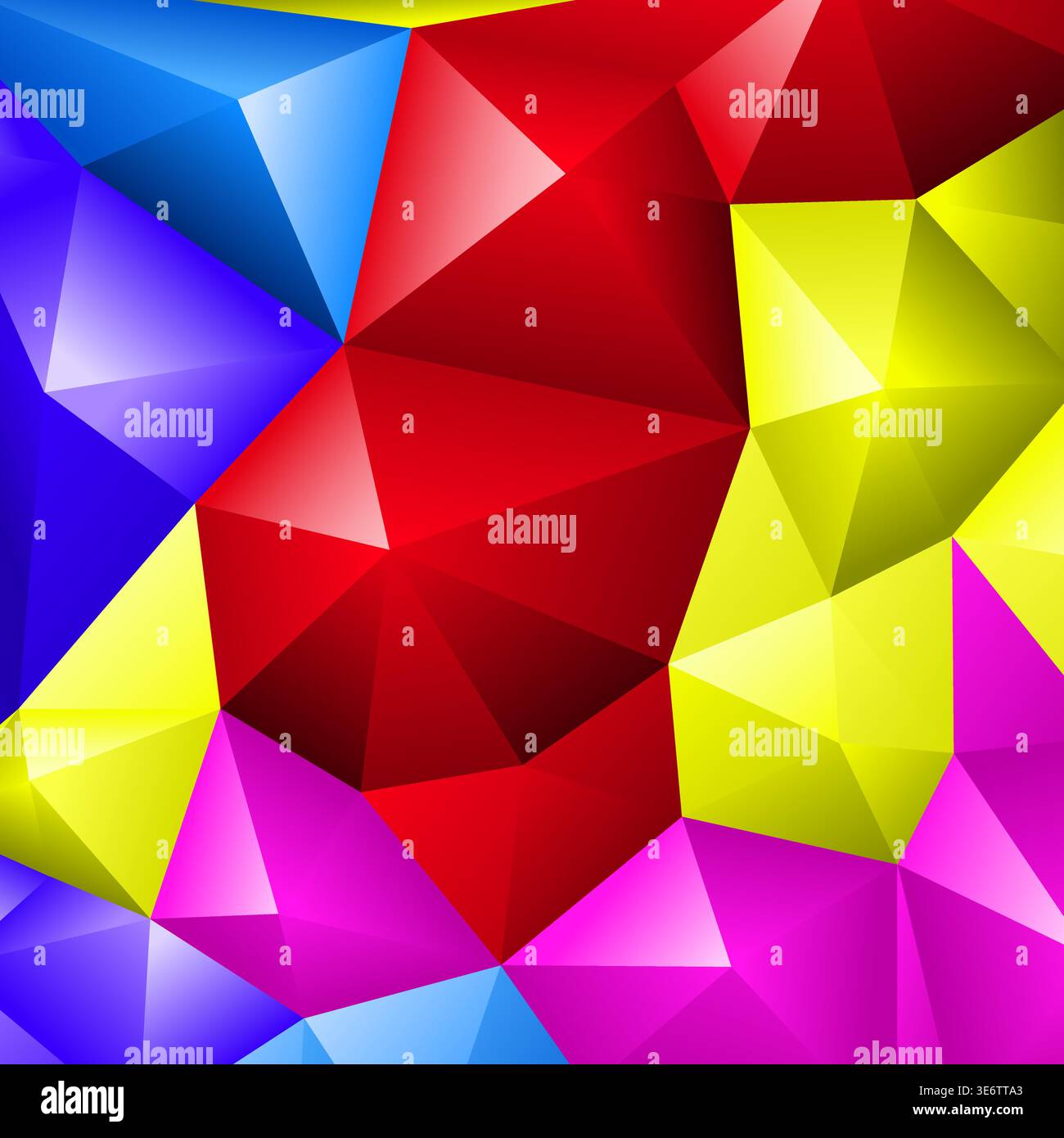 Multicolored Abstract Mosaic Pattern, vector background for design Stock Vector