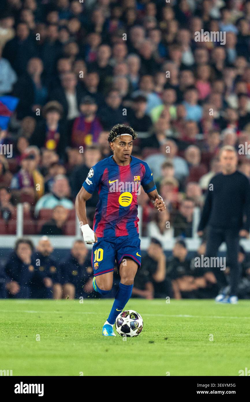 Barcelona Spain 8 April 2026 FC Barcelona Player 10 Lamine Yamal 