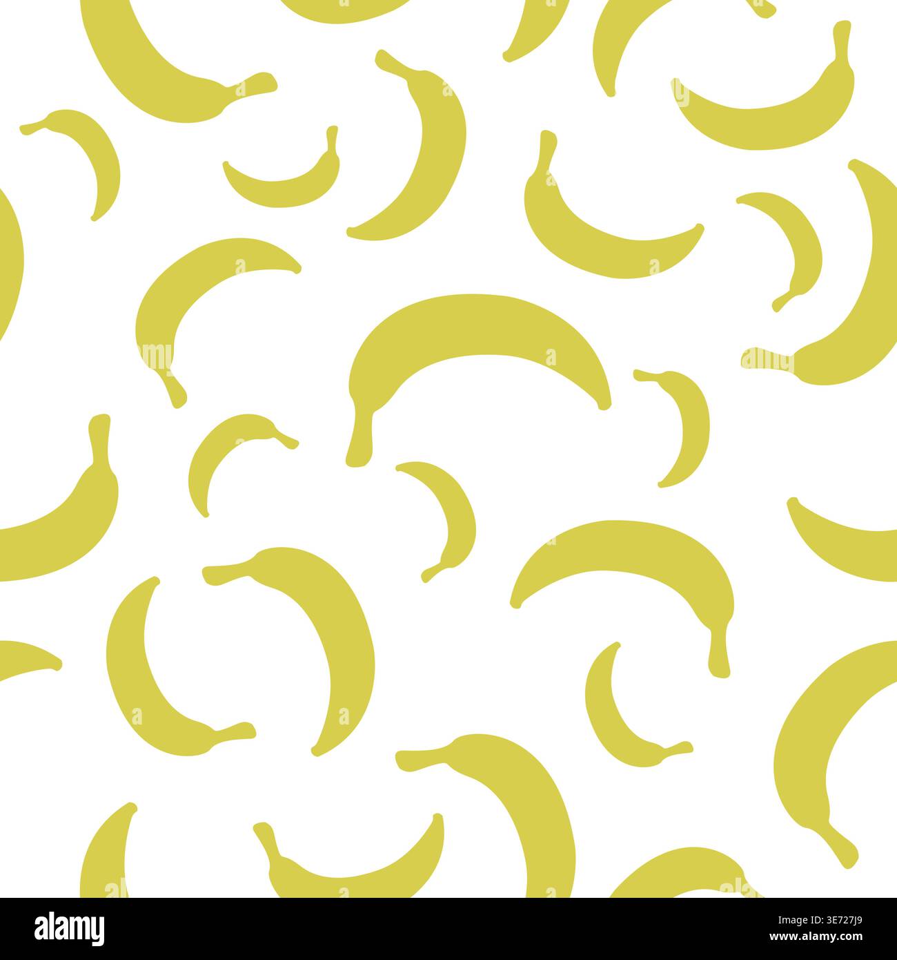 Yellow banana seamless pattern design vector Stock Vector