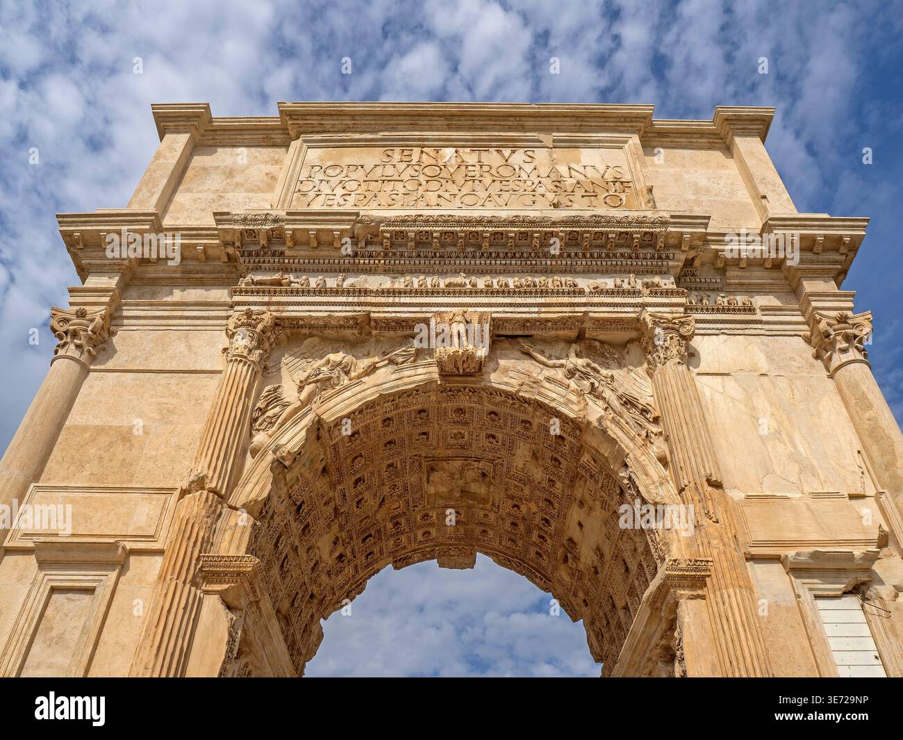 The Arch of Titus in the Roman Forum in Rome, Italy Stock Photo - Alamy