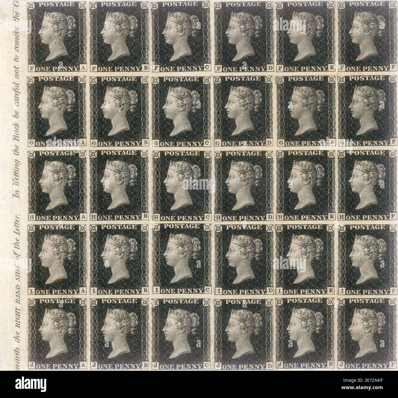 Penny black stamp hi-res stock photography and images - Alamy display picture 1