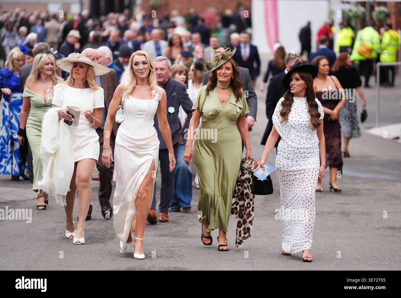 Randox Races Racegoers on day one of the Randox Grand National Festival 2026 at ...
