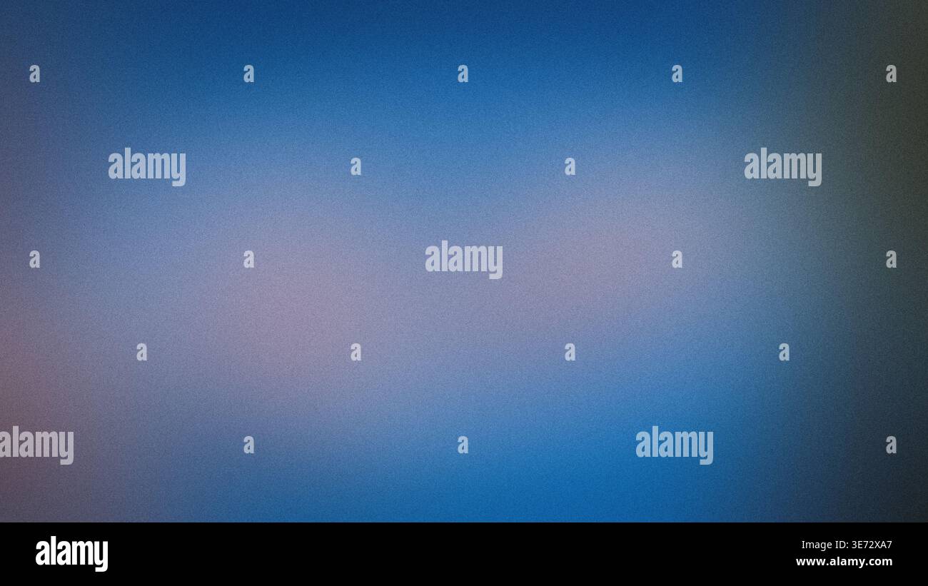 Abstract grainy blue gradient blur background Stock Photo