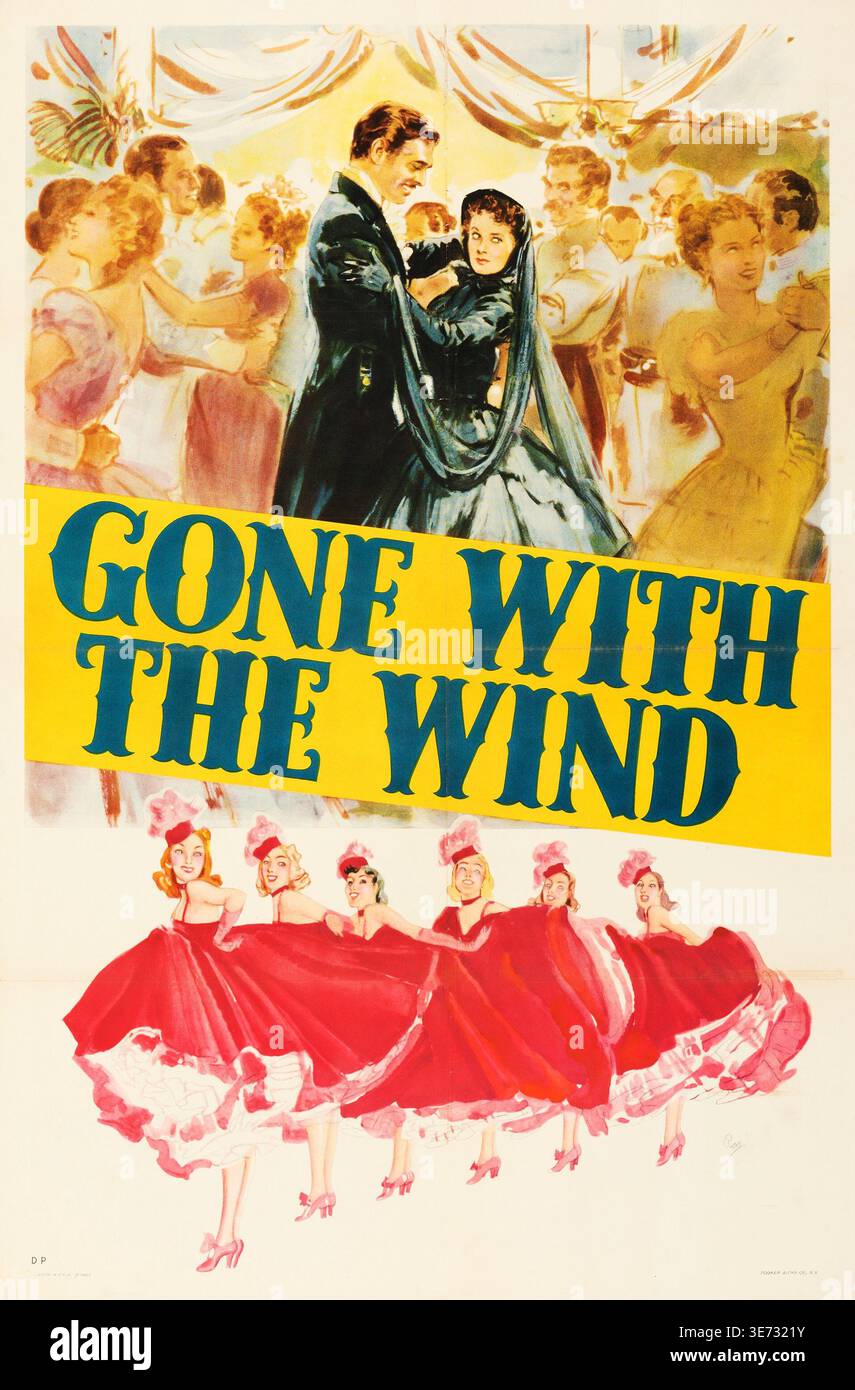 Film poster for Gone with the Wind (1939), Metro-Goldwyn-Mayer ...