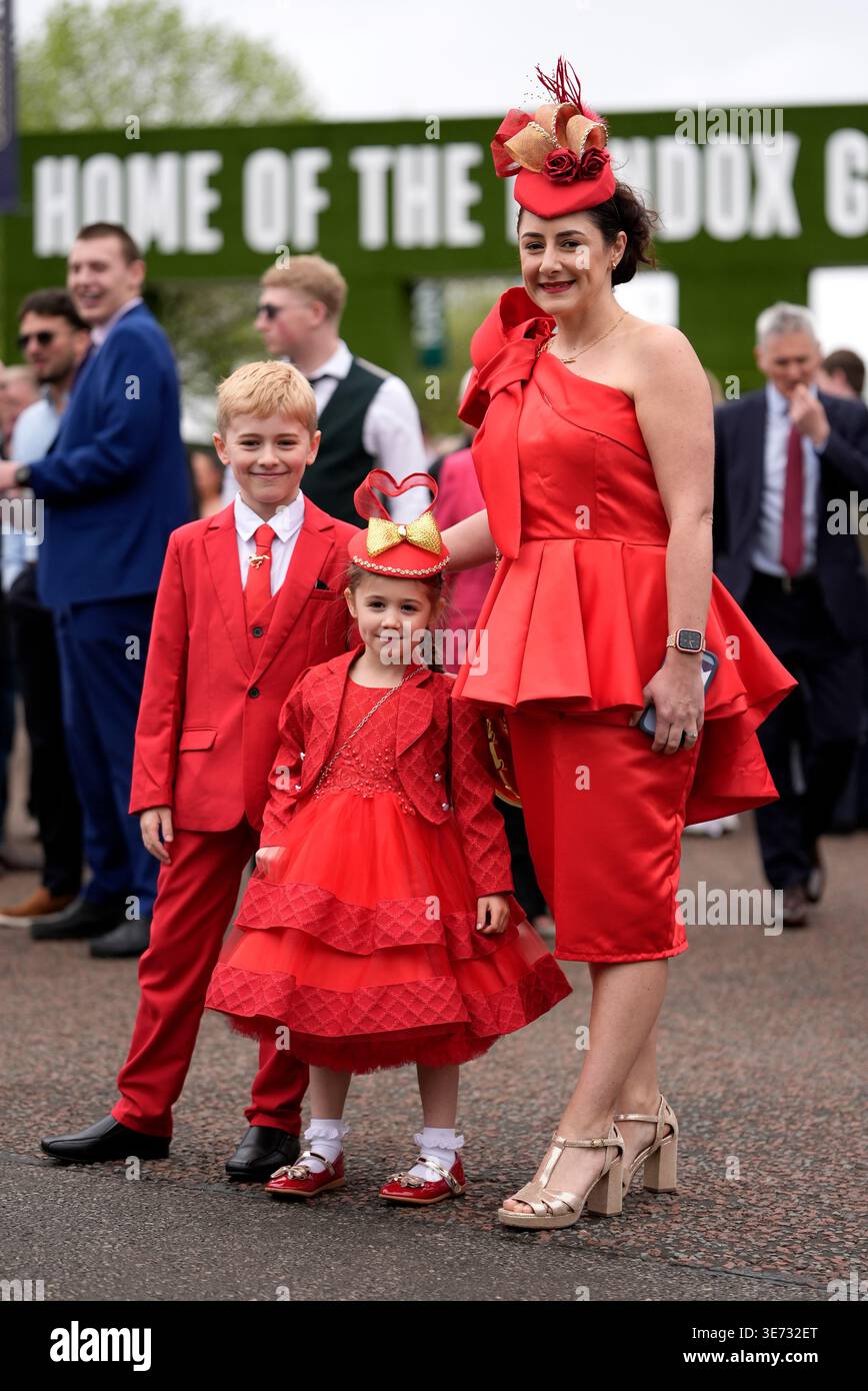 Randox Races Racegoers on day one of the Randox Grand National Festival 2026 at ...