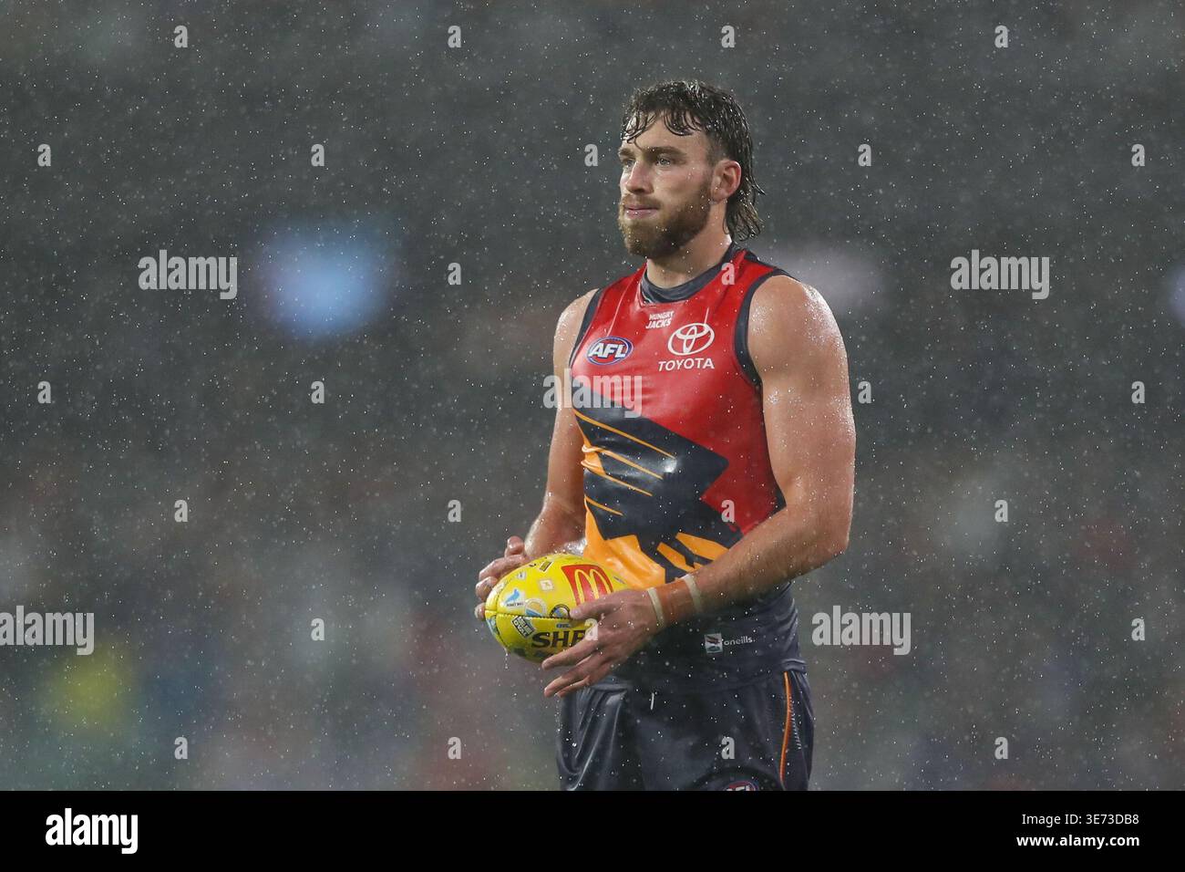 Riley Thilthorpe of the Crows during the AFL Round 5 Gather Round match ...