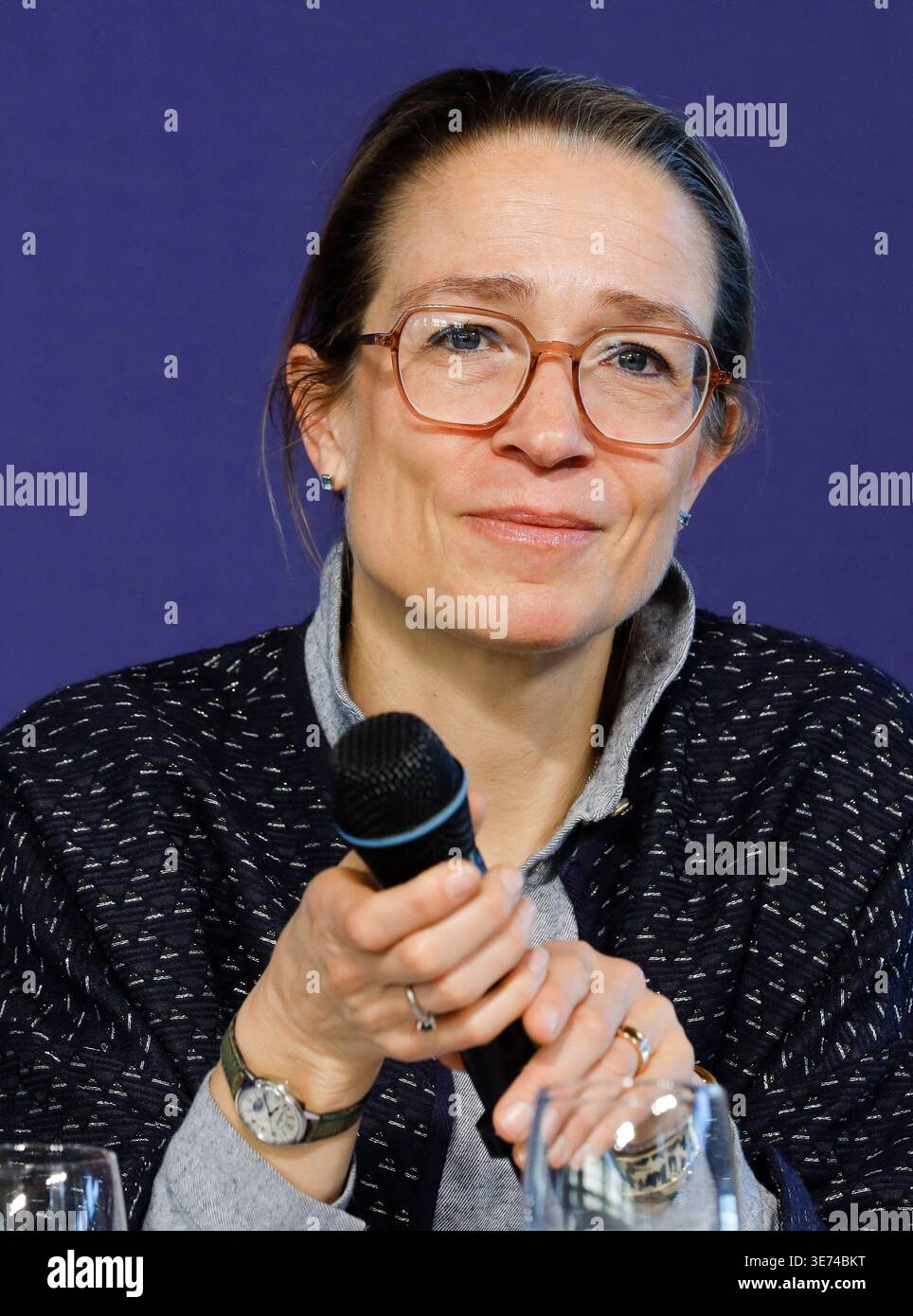 Director General of Taxes Amelie Verdier attending the launch of the ...