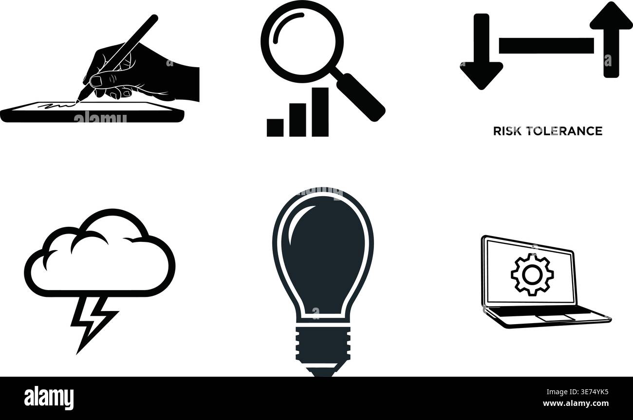 Creative Business Strategy and Analysis Concept Illustration Stock Vector