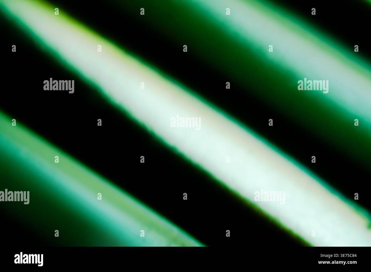 Abstract technological background with dynamic green light lines and gradient Stock Photo