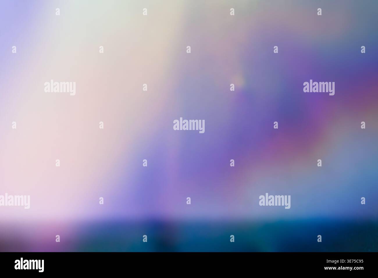 Dreamy purple and blue pastel gradient background with soft light diffusion Stock Photo