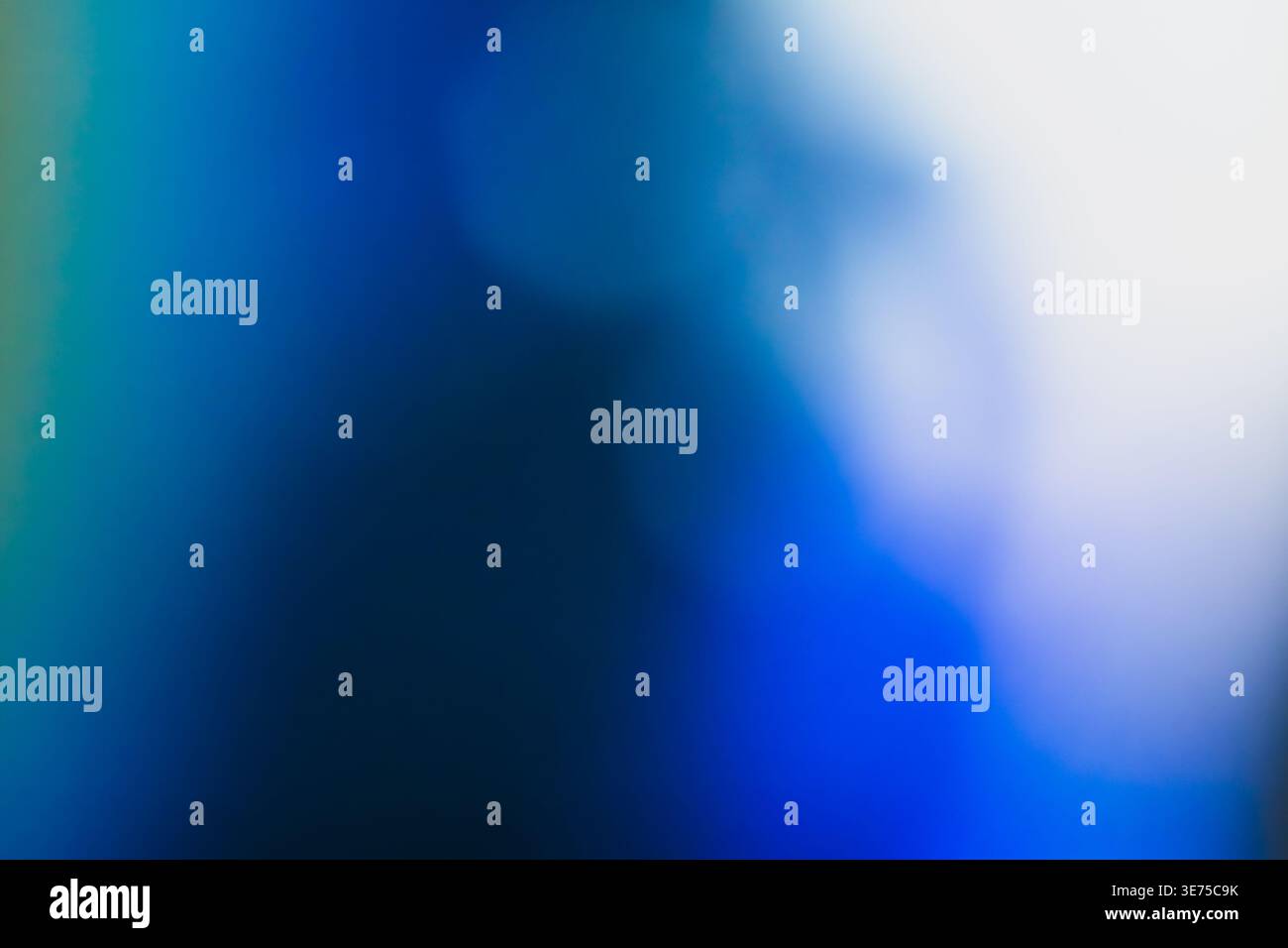 Abstract deep blue and white soft gradient blurred background Stock Photo
