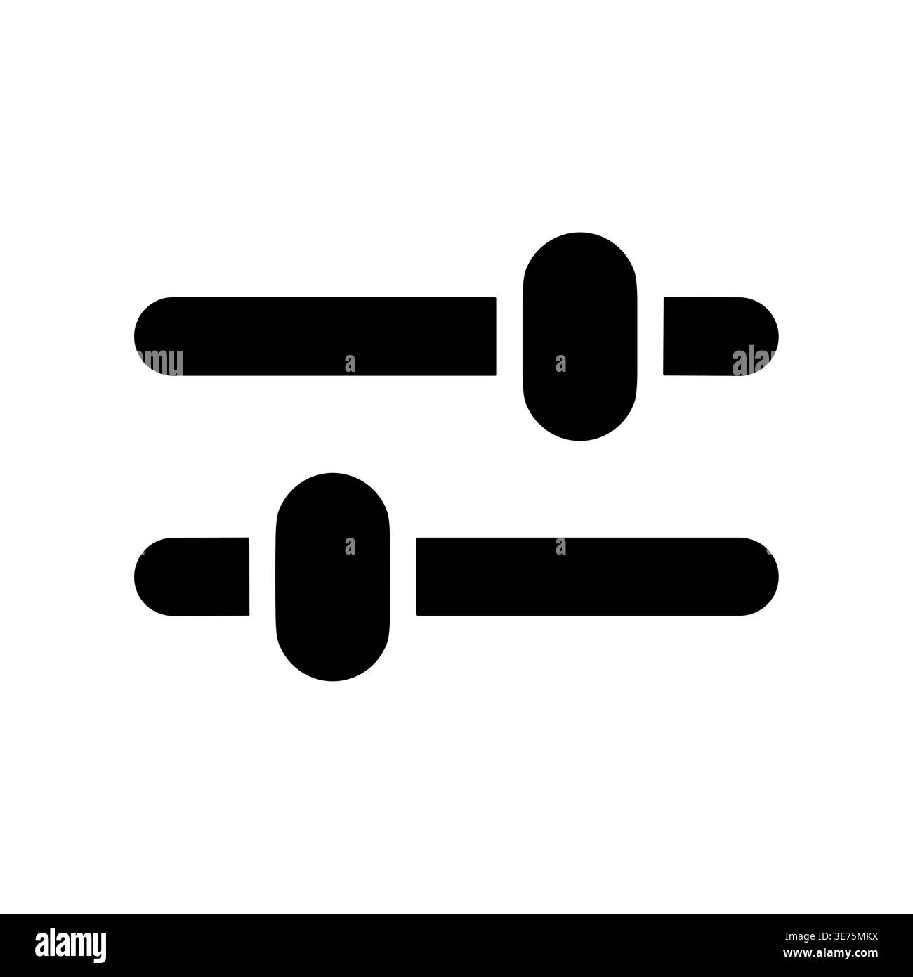 Simple style adjustment control panel icon vector illustration Stock Vector