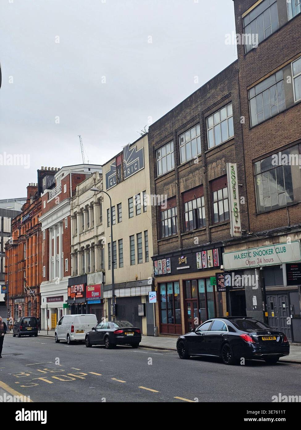 The abandoned Electric Cinema on Station Street, Birmingham - Smartphone Captured Stock Image