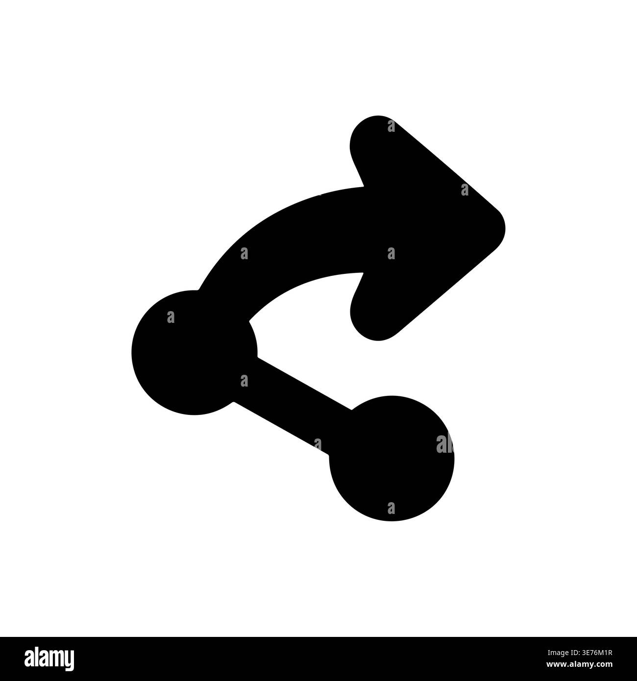 Share icon vector illustration, arrow, send, social media concept Stock Vector