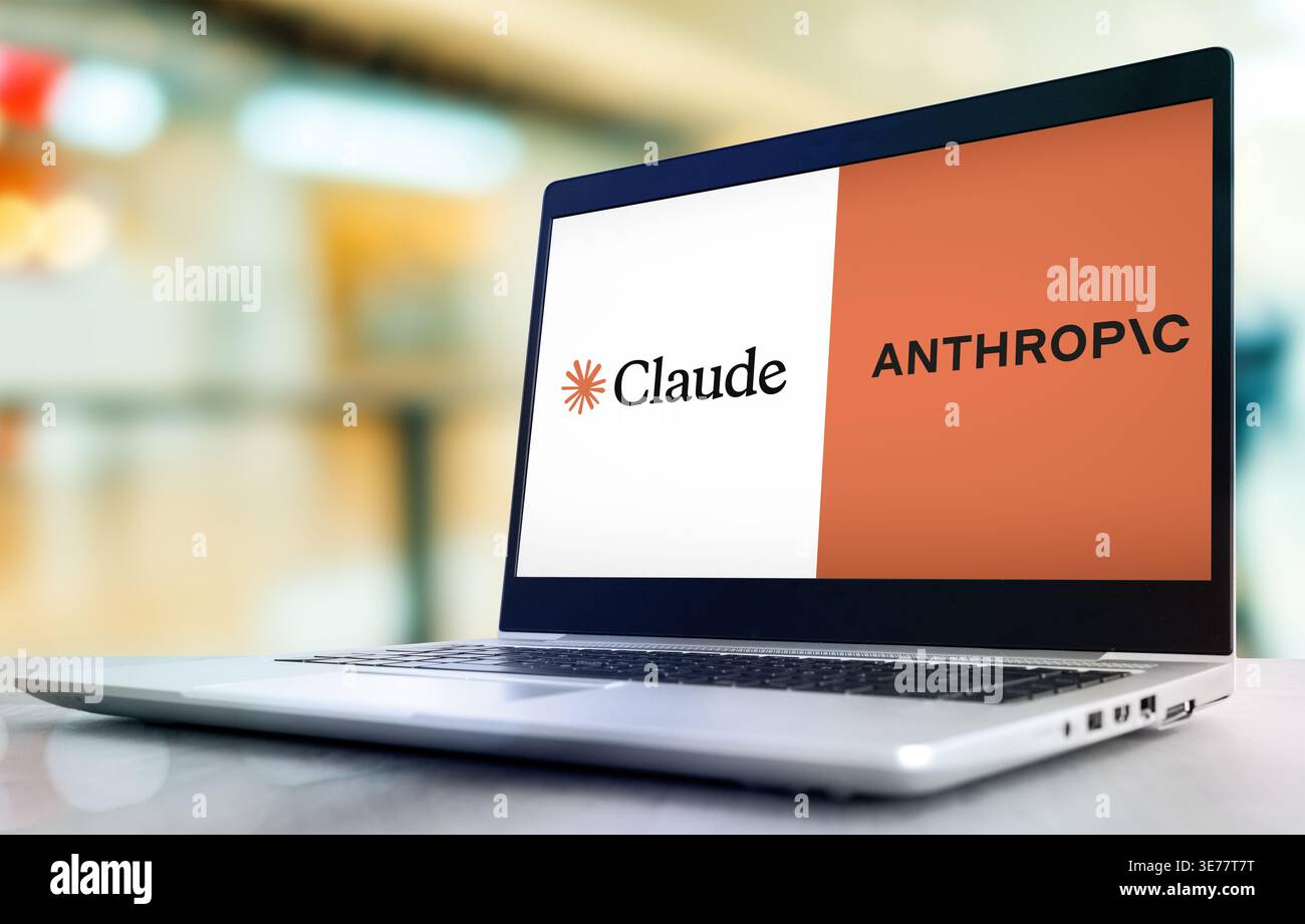 Claude large language models developed by Anthropic Stock Photo