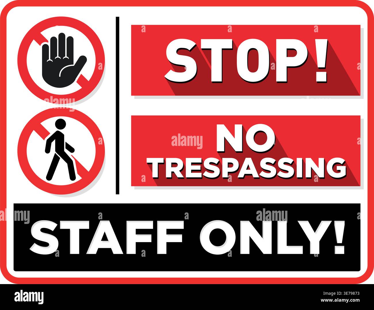 Restricted Area prohibition sign. Do Not Enter, authorized personnel ...