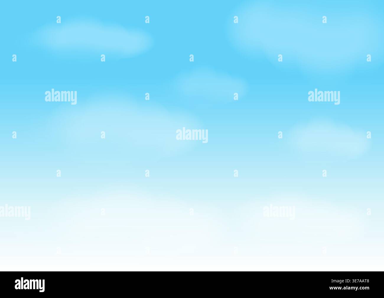 Blue Sky Background. Vector Illustration. Stock Vector