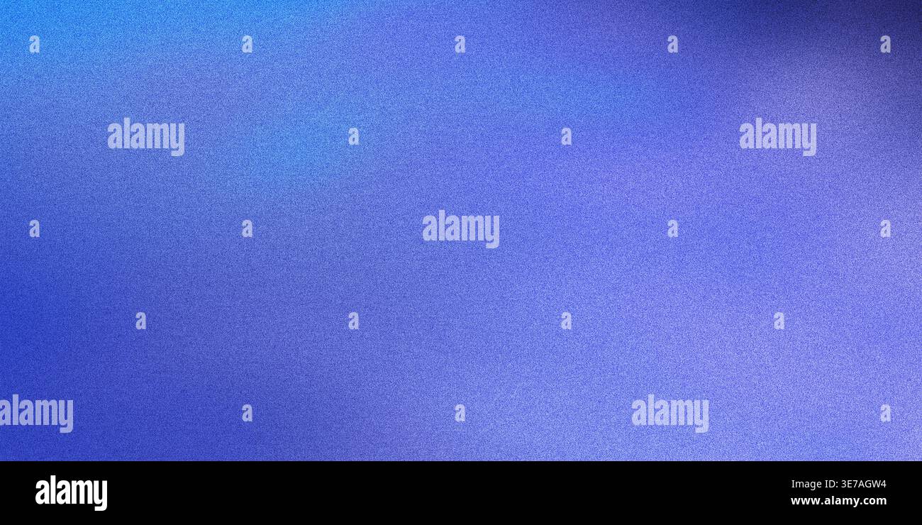 Abstract blue and purple gradient background creating soft noise texture Stock Photo