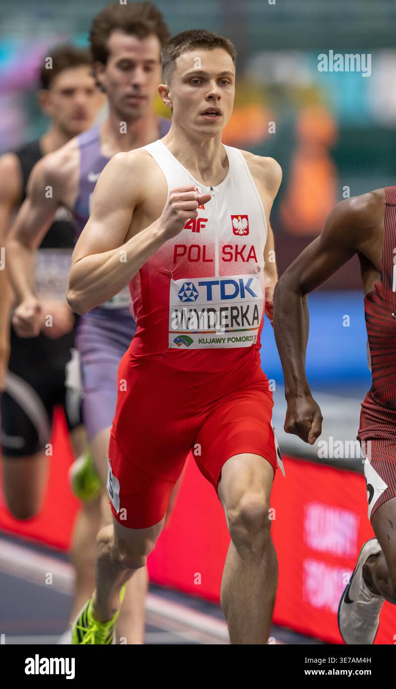 James Harding of New Zealand competing in the men’s 800m heats at the ...