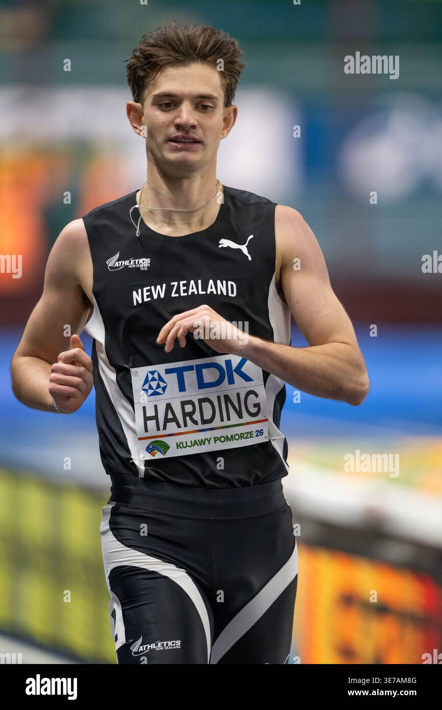 James Harding of New Zealand competing in the men’s 800m heats at the ...