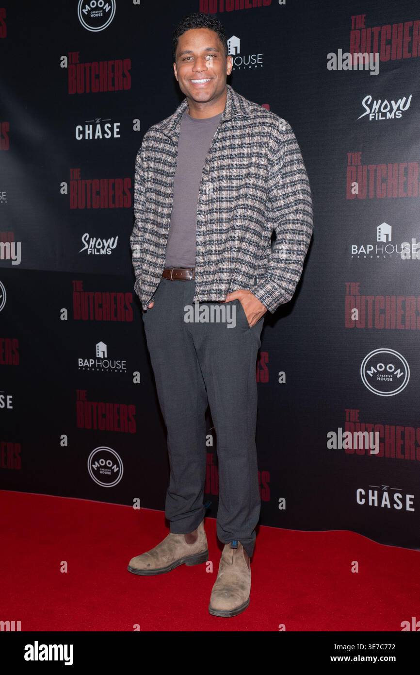 Andrew Bushell Andrew Bushell attends “The Butchers” premiere at The Royal Cinema ...