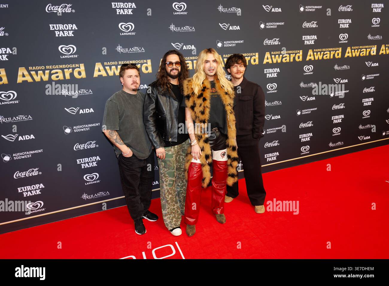 Philipp Rust Rust, Germany. 10th Apr, 2026. The members of the band Tokio Hotel ...