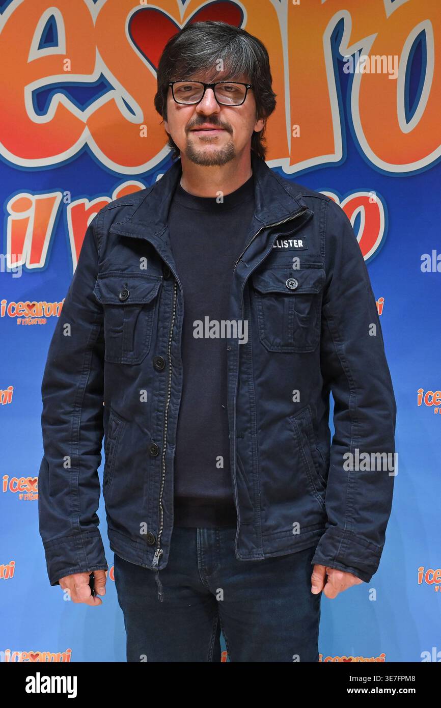Ricky Rome Actor Ricky Memphis during I Cesaroni il ritorno photocall. Rome (Italy ...