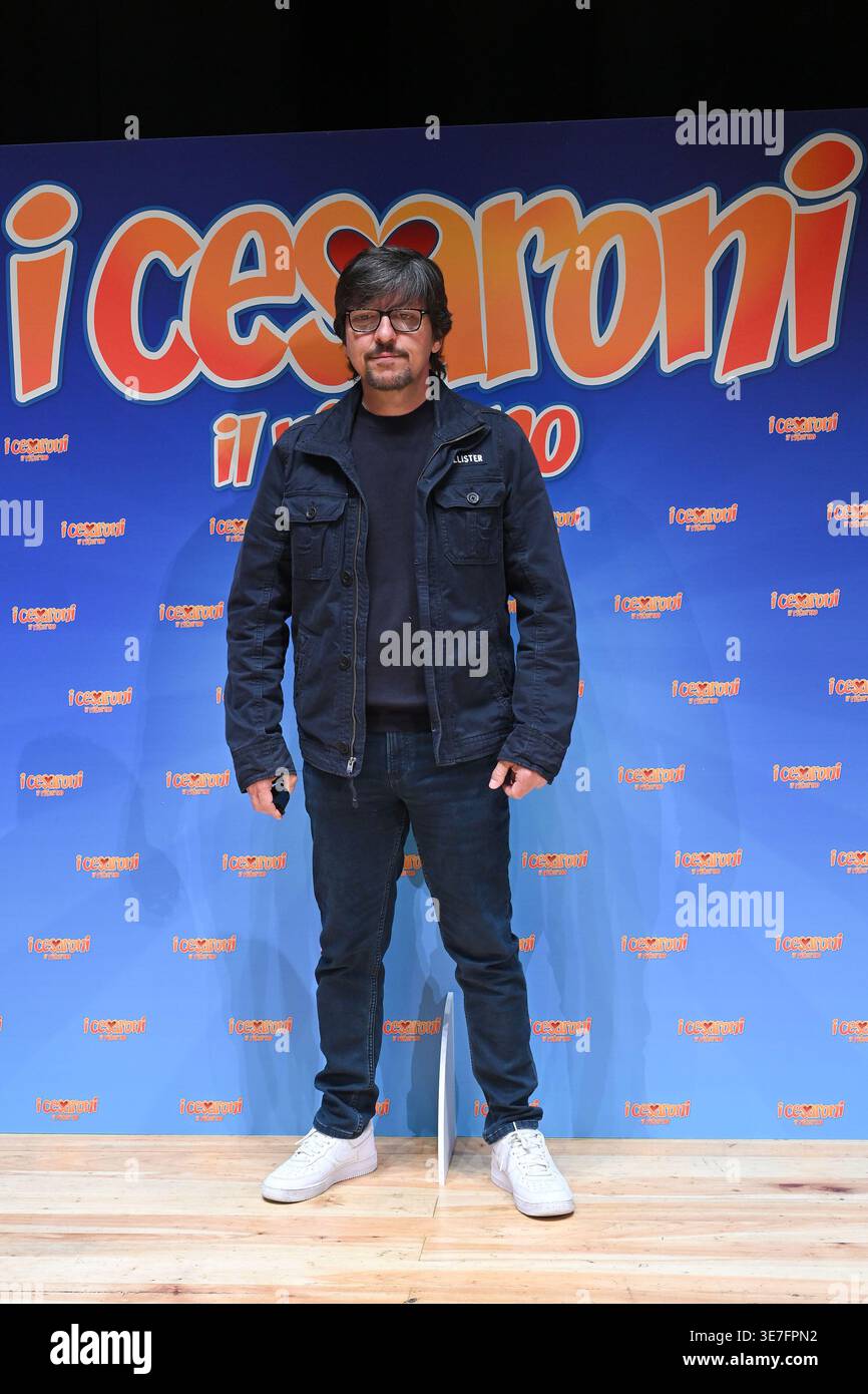 Ricky Rome Actor Ricky Memphis during I Cesaroni il ritorno photocall. Rome (Italy ...