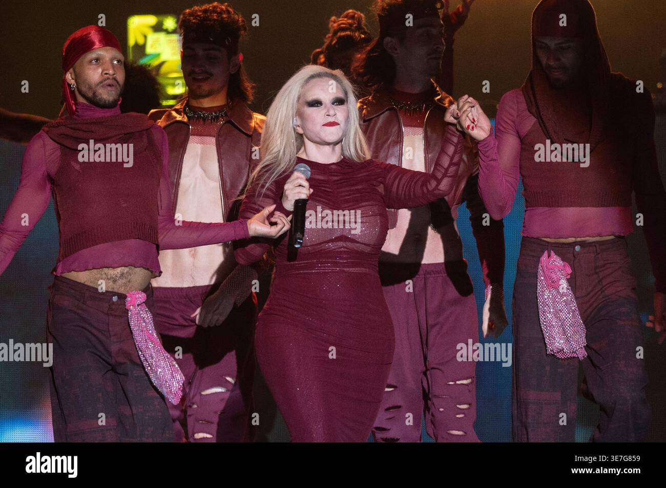 The singer Alaska perform during the Los40 Primavera Pop Madrid 2026 ...