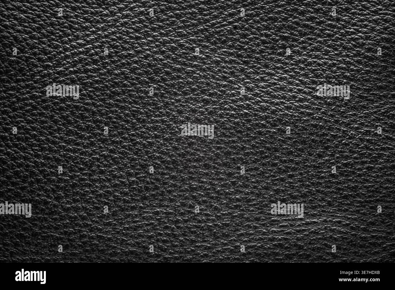 black leather texture closeup detailed background Stock Photo