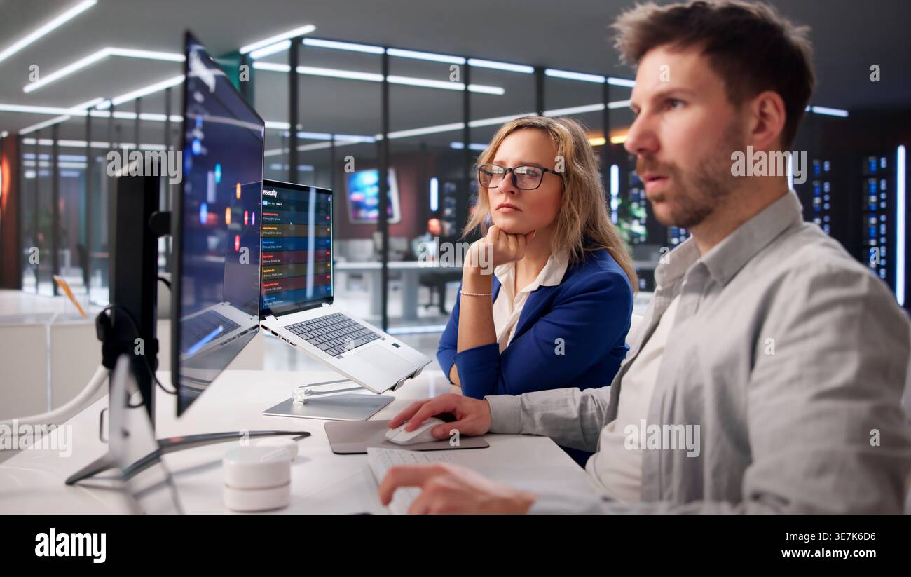 Cybersecurity dashboard review data hi-res stock photography and images ...
