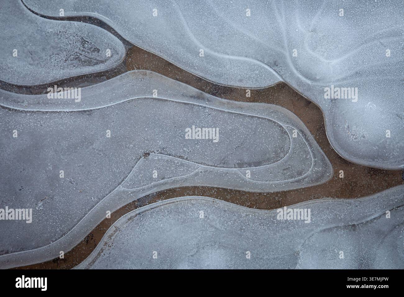 Abstract layered ice patterns hi-res stock photography and images - Alamy