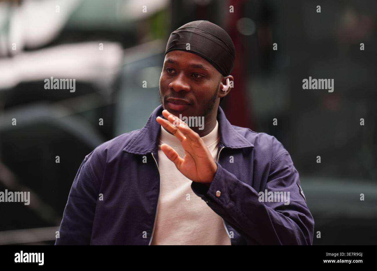 Brentford's Dango Ouattara arriving before the Premier League match at ...