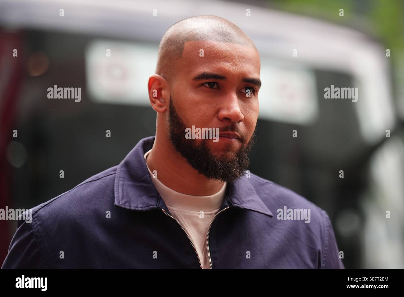 Brentford's Ellery Balcombe arriving before the Premier League match at ...