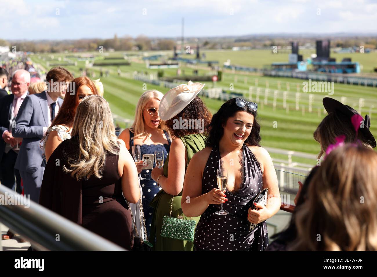 Randox Races Racegoers on day three of the Randox Grand National Festival 2026 at ...