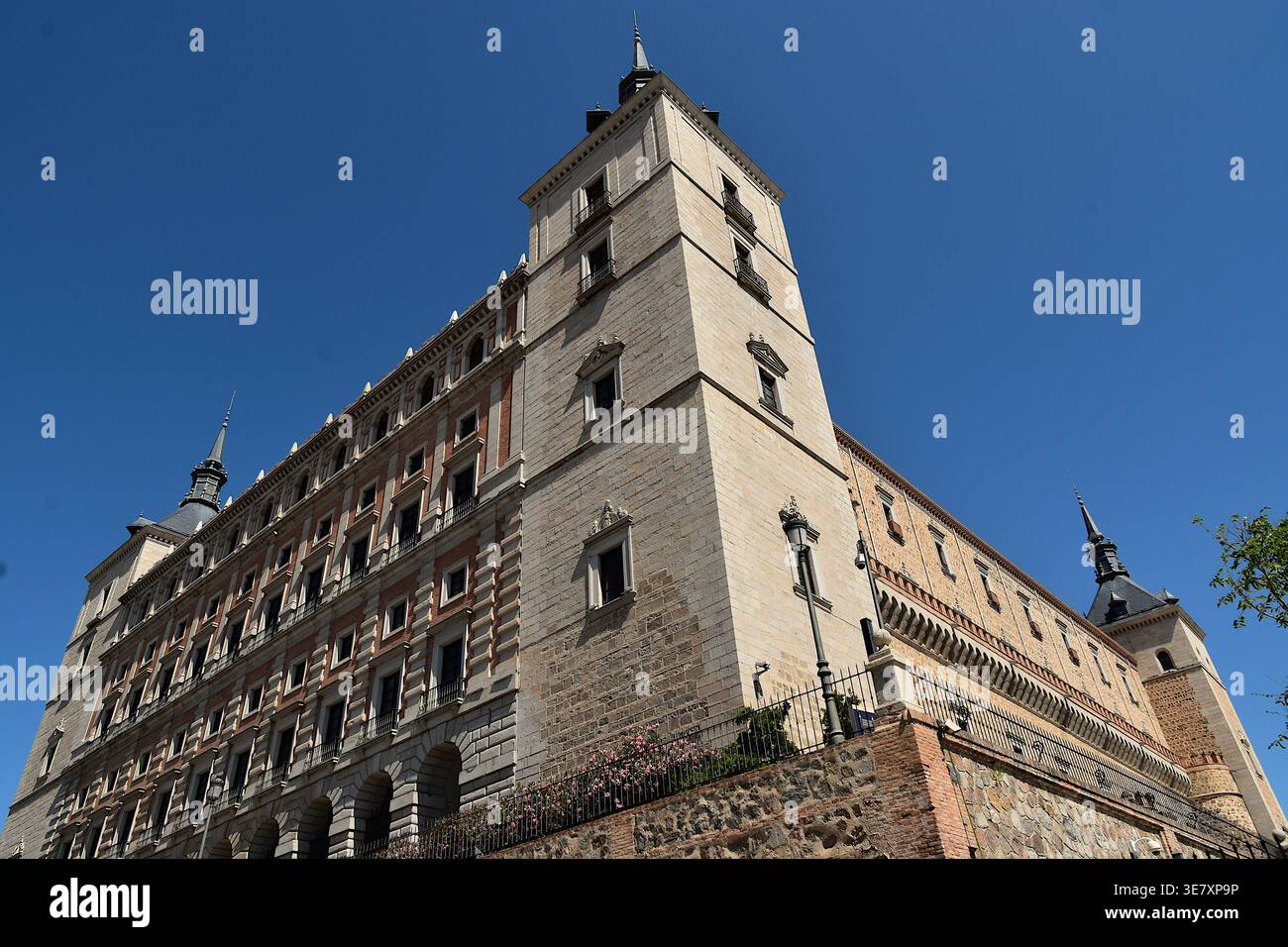 The Alcazar of Toledo in Spain Stock Photo