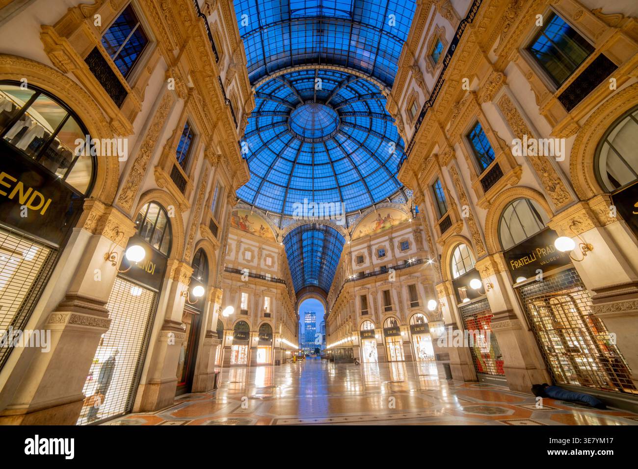 Milan Italy 9 April 2026 The Galleria Del Corso In Milan A Covered 