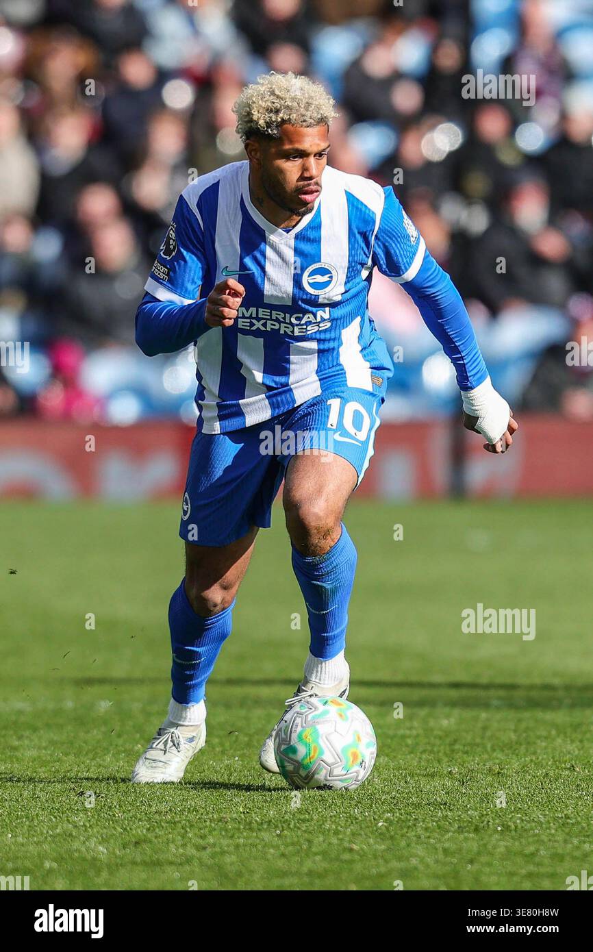 Sam Rutter Brighton Georginio Rutter of Brighton & Hove Albion breaks with the ball during ...