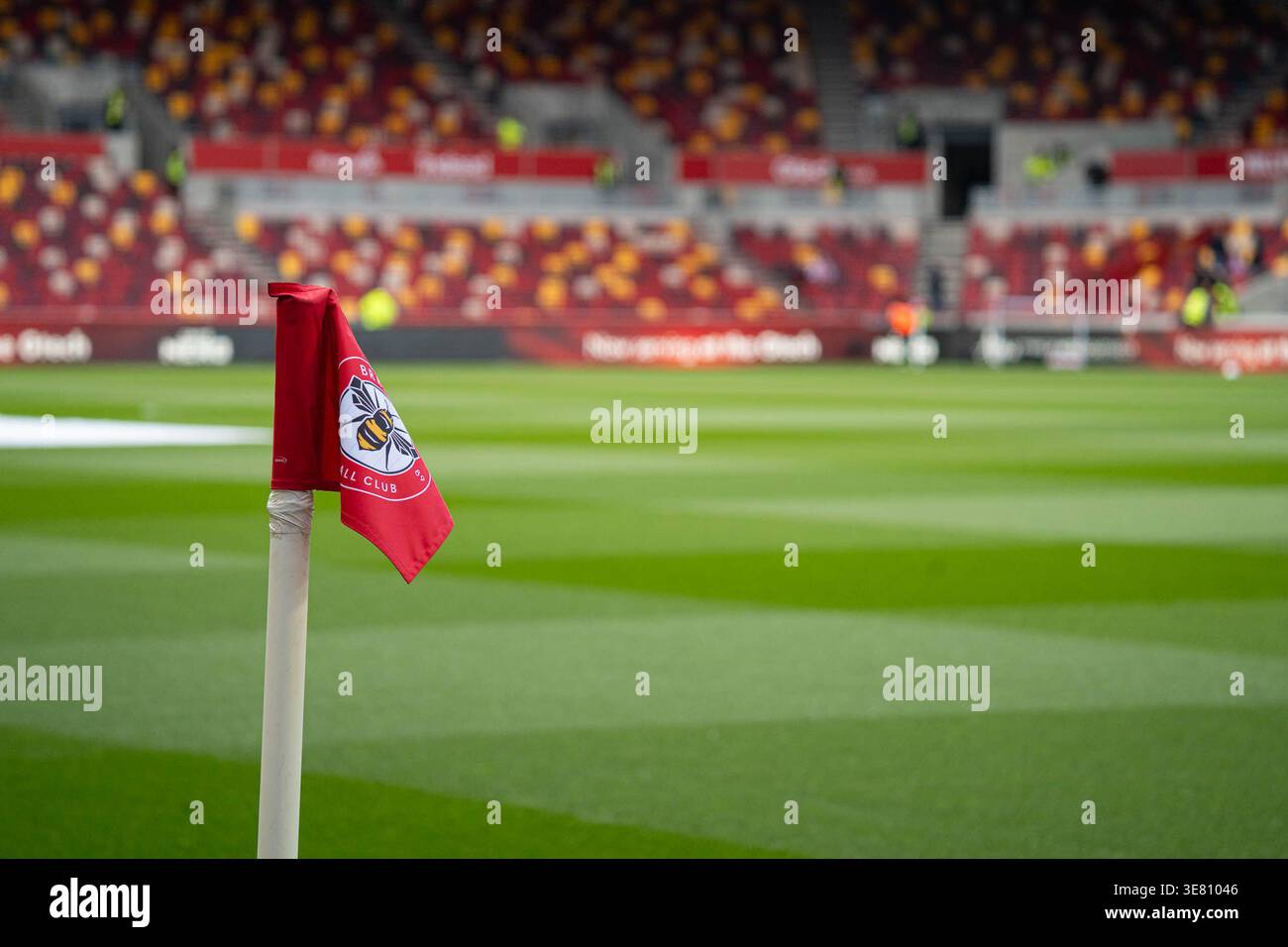 Gtech Community Stadium before, Brentford v Everton at Gtech Community ...