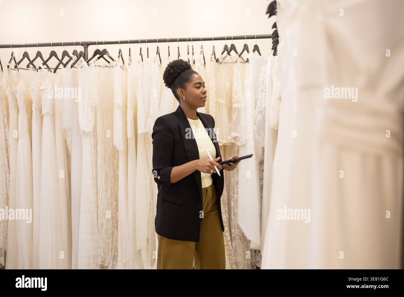 Wedding dress selection hi-res stock photography and images - Alamy