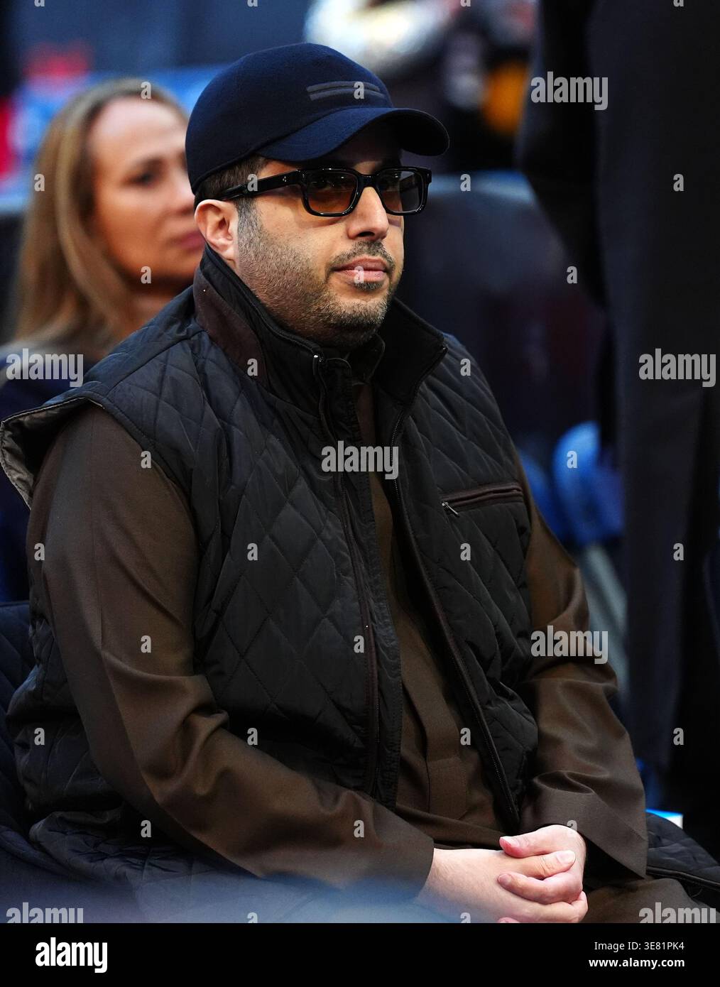 Turki Al-Sheikh in the stands at Tottenham Hotspur Stadium, London ...