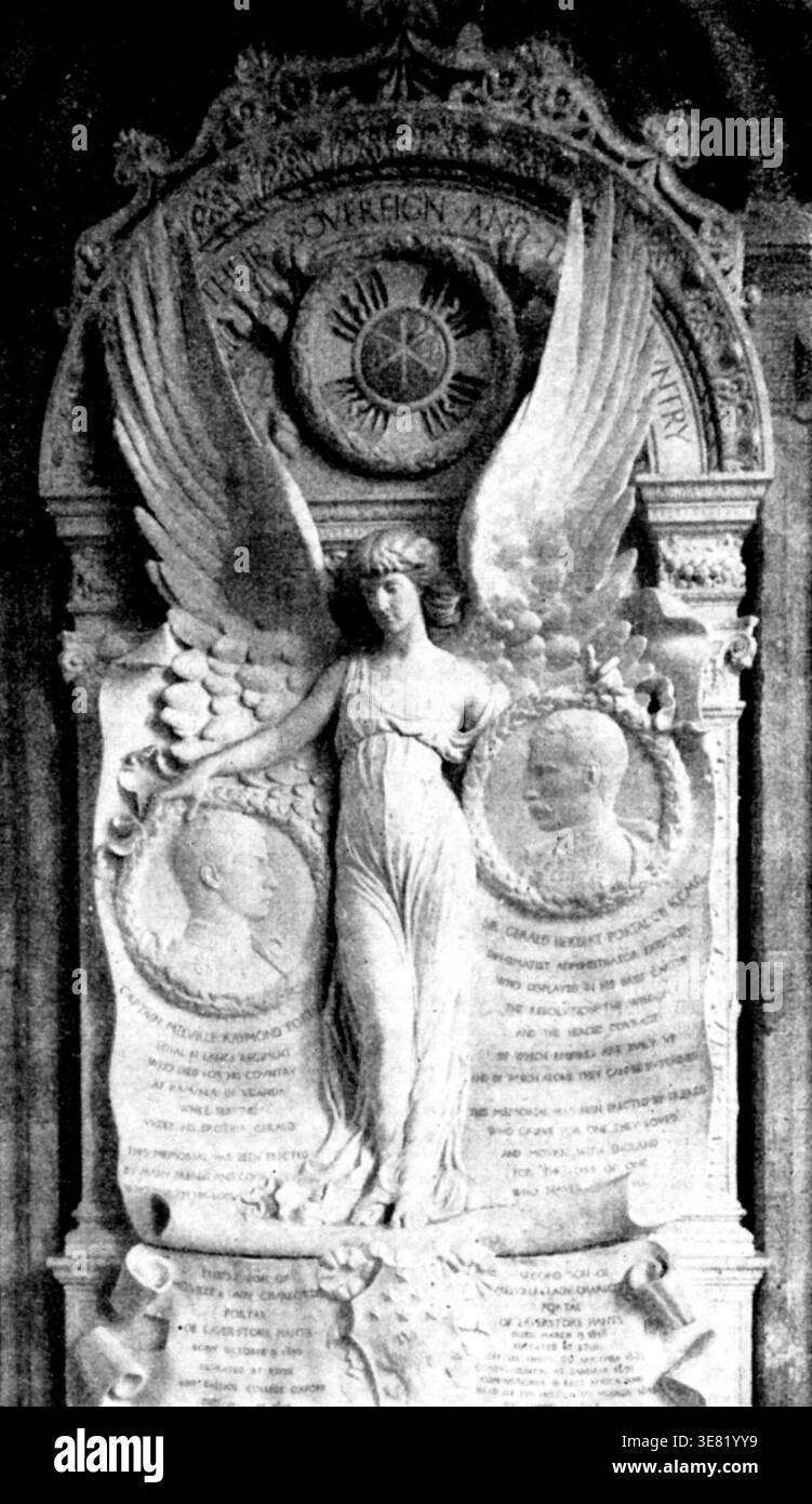 The National Memorial to Sir Gerald Portal and his brother, Captain ...
