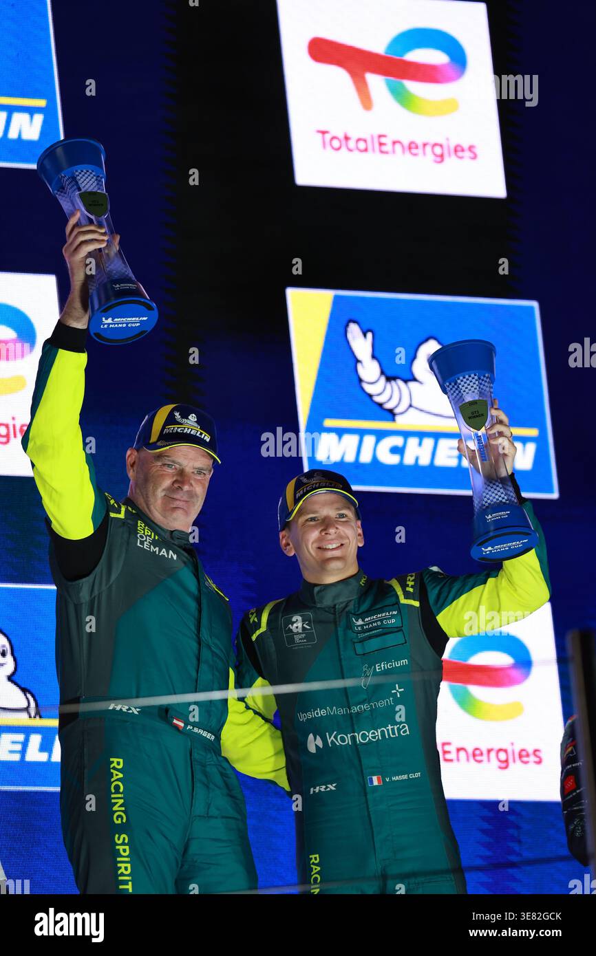 Hasse Racing Barcelona, Spain, 11th Apr 2026. Winners of the GT3 Category Philipp ...