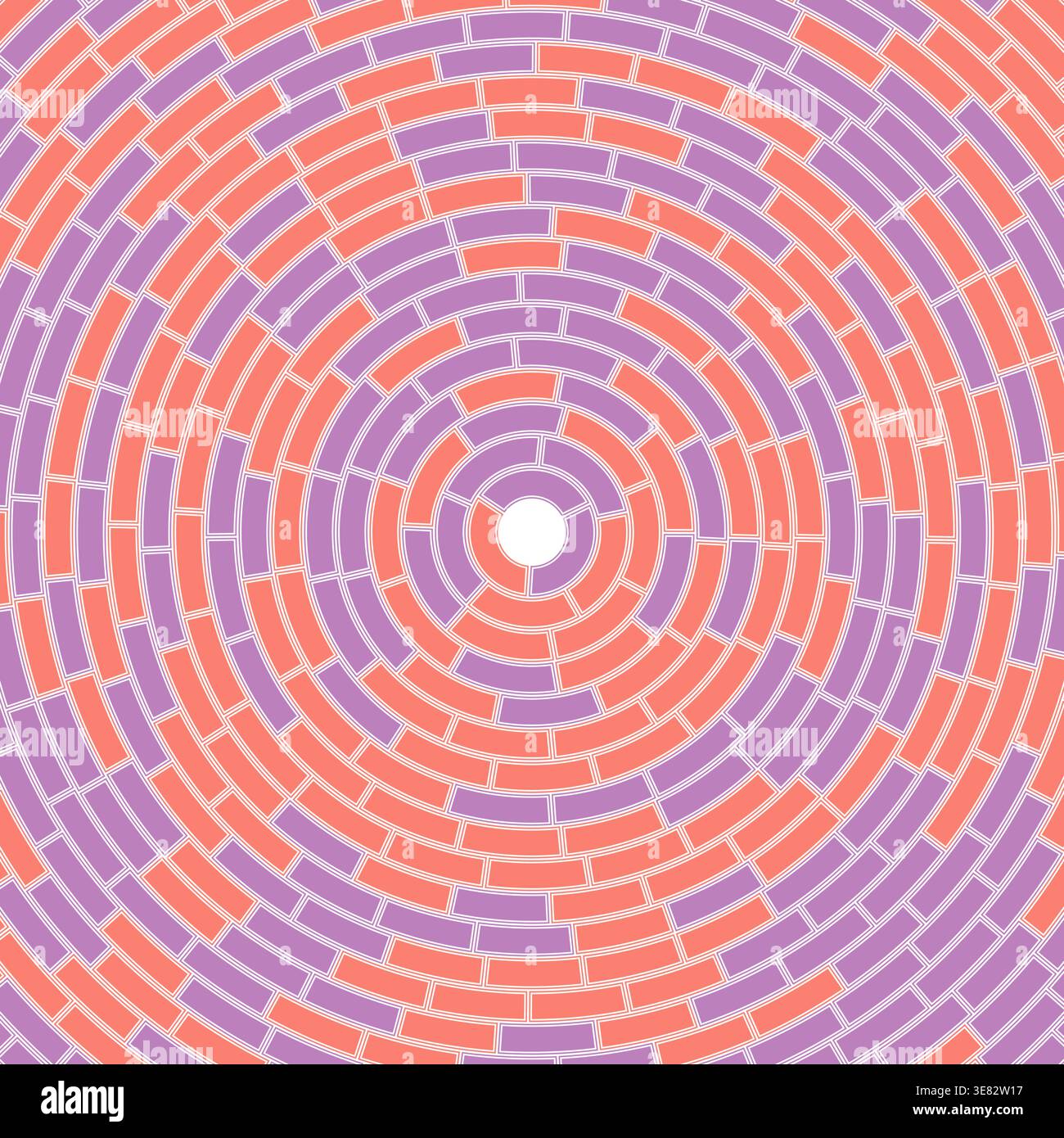 Segments centered. Abstract pattern. Solid cells in frame. Heavy weight. Small padding. Creative vector illustration. Stock Vector