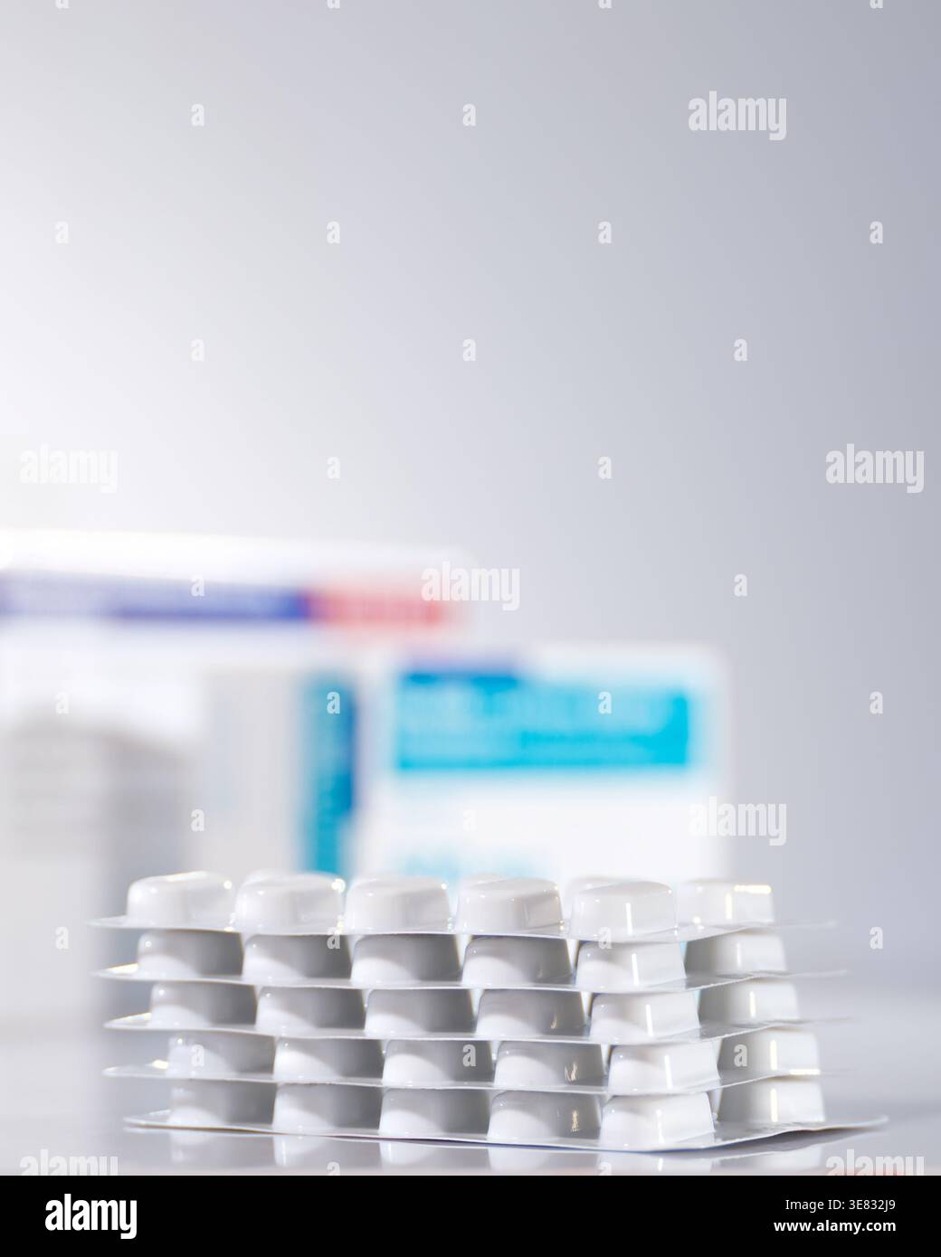 Visual Representation Of Medication Commitment And Pharmacy Support Stock Photo