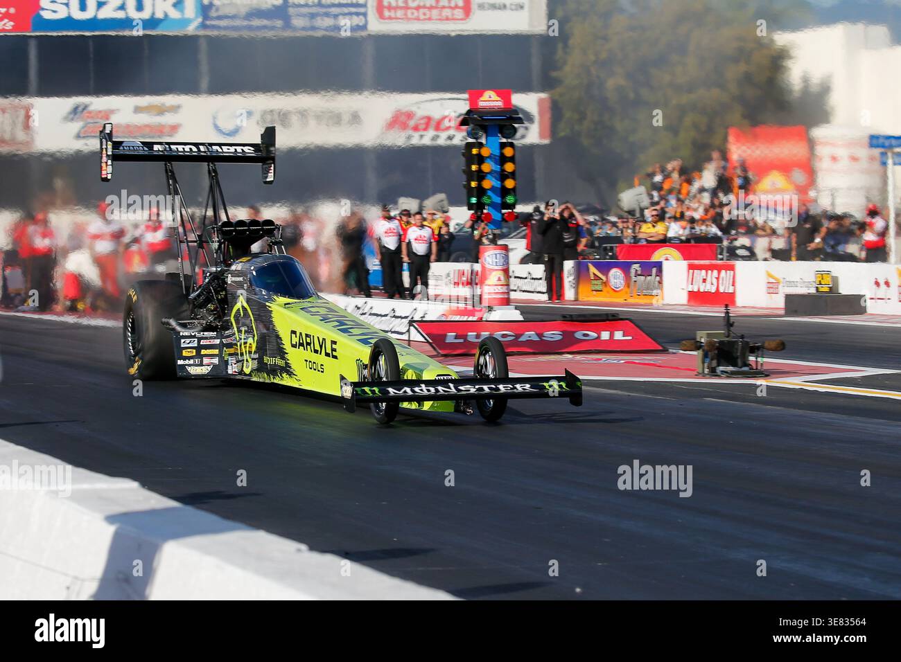 POMONA, CA - APRIL 11: Maddie Gordon launches off the line at the NHRA ...