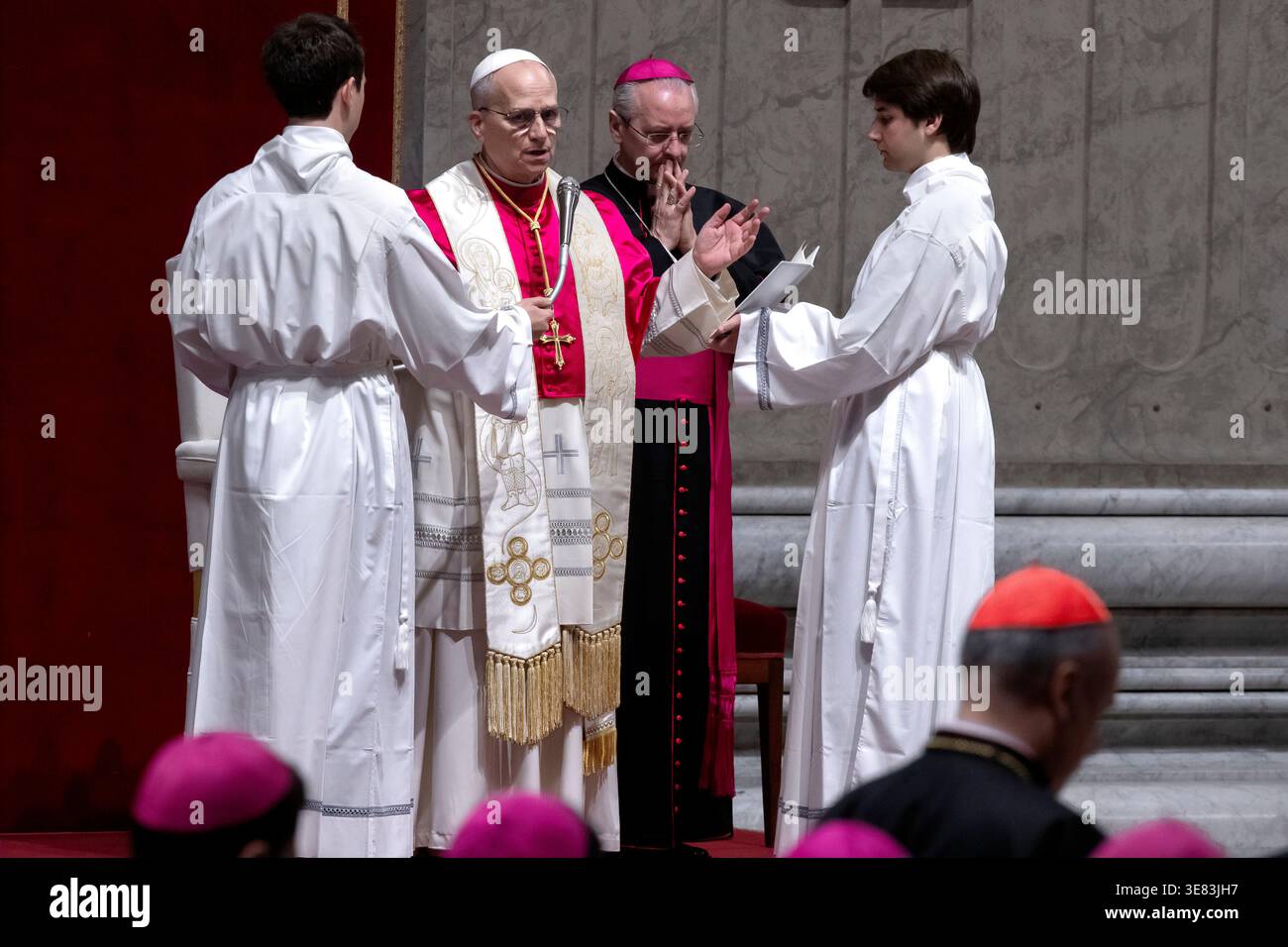Vatican City, Vatican, 11 April 2026. Pope Leo XIV leads a Prayer Vigil ...