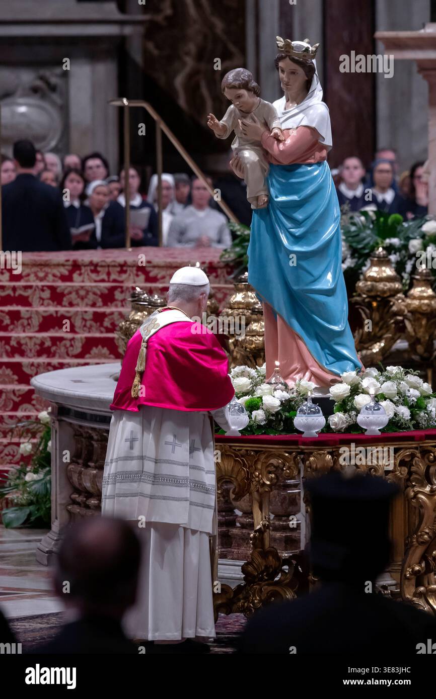 Vatican City, Vatican, 11 April 2026. Pope Leo XIV leads a Prayer Vigil ...
